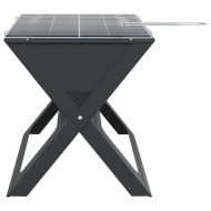 Грил за открито Черно 46 x 31 x 31 см Стомана