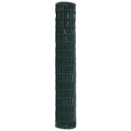 Европейска ограда Зелен 1,6 x 10 m Желязо с PVC покритие