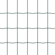 Европейска ограда Зелен 1,2 x 25 m Желязо с PVC покритие