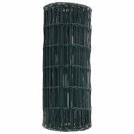 Европейска ограда Зелен 0,8 x 25 m Желязо с PVC покритие