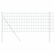 Европейска ограда 0,8 x 25 m Желязо с PVC покритие Зелено