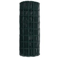 Европейска ограда Зелен 0,6 x 50 м Желязо с PVC покритие