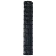 Европейска ограда 1,4 x 10 m Желязо с PVC покритие Сиво