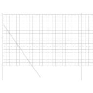 Европейска ограда Сив 1,6 x 10 m Желязо с PVC покритие