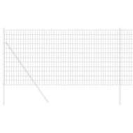 Европейска ограда Сив 1,2 x 25 m Желязо с PVC покритие