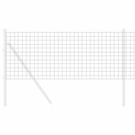 Европейска ограда Сив 0,6 x 50 м Желязо с PVC покритие