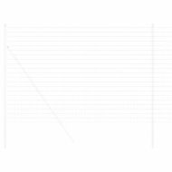 Европейска ограда 1,5 x 10 m Желязо с PVC покритие