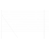 Европейска ограда 1,4 x 10 m Желязо с PVC покритие