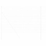 Европейска ограда 1,6 x 10 m Желязо с PVC покритие