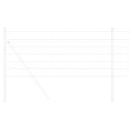 Европейска ограда 0,8 x 10 m Желязо с PVC покритие