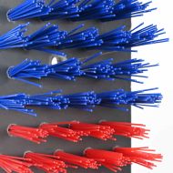 Четки за говеда Червен и син 50 x 10 x 6.5 см