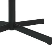 Въртящ се стол Черно 63 x 75 x 76 см PU