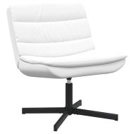 Въртящ се стол Бяло 63 x 75 x 76 см PU