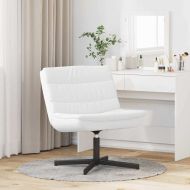 Въртящ се стол Бяло 63 x 75 x 76 см PU