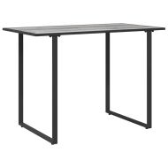 Градинска маса Сив 100 x 55 x 70 см Дърво