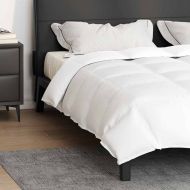 Летен юрган Бяло 200 x 200 cm Перо
