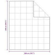 Завивка Бяло 240 x 200 cm Перо