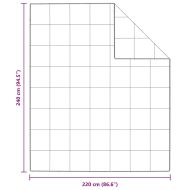 Завивка Бяло 240 x 220 cm Перо