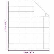 Завивка Бяло 260 х 220 см Перо