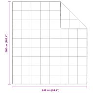 Завивка Бяло 240 х 260 см Перо