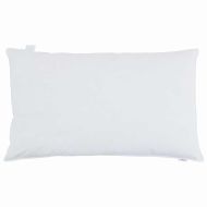 Възглавница с възглавница Бяло 40 x 80 cm Перо