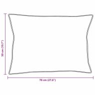 Възглавница с възглавница 2 pcs Бяло 50 x 70 cm Памук