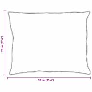 Възглавница с възглавница 2 pcs Бяло 70 x 90 cm Памук