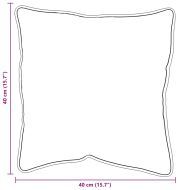 Възглавница 2 pcs Бяло 41 x 41 x 20 см Памук и полиестер