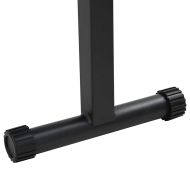 Тренировъчна пейка Черно 108 x 27 x 41 см