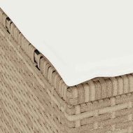 Комплект за хранене в градината Бежово полиратан