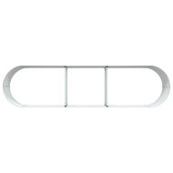 Повдигнато легло Зелен 320 x 80 x 44 cm Стомана