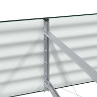 Повдигнато легло Зелен 320 x 80 x 44 cm Стомана