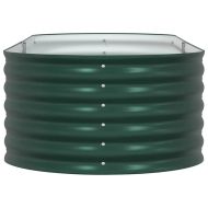 Повдигнато легло Зелен 240 x 80 x 44 cm Стомана