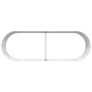 Повдигнато легло Зелен 240 x 80 x 44 cm Стомана