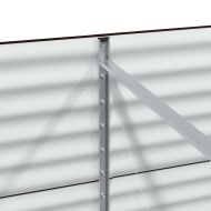 Повдигнато легло Кафяво 320 x 80 x 81 cm Стомана