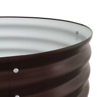 Повдигнато легло Кафяво 320 x 80 x 81 cm Стомана