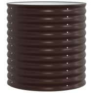 Повдигнато легло Кафяво 80 x 80 x 81 cm Стомана