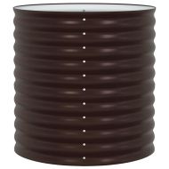 Повдигнато легло Кафяво 80 x 80 x 81 cm Стомана