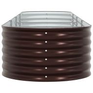 Повдигнато легло Кафяво 400 x 80 x 44 cm Стомана