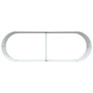 Повдигнато легло Кафяво 240 x 80 x 44 cm Стомана