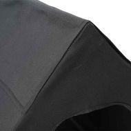 Кучешка къща Черно 110 x 75 x 107.5 см