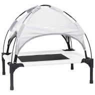 Кучешко легло Сребристо сиво 62 x 48 x 61 см Стомана