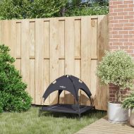 Кучешко легло Черно 71 x 64 x 71 см Стомана