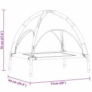 Кучешко легло Черно 71 x 64 x 71 см Стомана