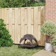 Кучешко легло Кафяво 63 x 49,5 x 60 см Стомана