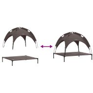 Кучешко легло Кафяво 90 x 81 x 80,5 см Стомана