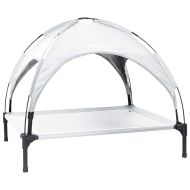 Кучешко легло Сребристо сиво 90 x 81 x 80,5 см Стомана