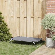 Кучешко легло Светлосиво 90 x 55 x 18 см Стомана