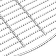 Скара за барбекю Сребрист 57 x 57 см Неръждаема стомана