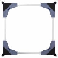 Основа за пералня Сив 66 x 66 x 12 см Неръждаема стомана